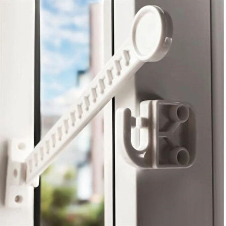 Buffer® Bebek Çocuk Evcil Hayvan Güvenlik Ayarlanabilir Koruyucu Pencere Havalandırma Kilidi