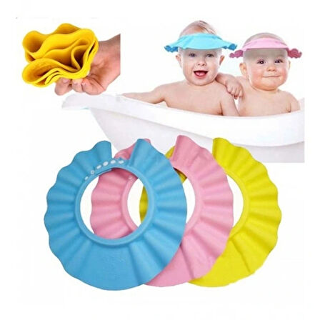 Leyloş Bebek Banyo Şapkası Pembe