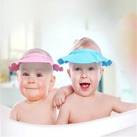 Leyloş Bebek Banyo Şapkası Pembe