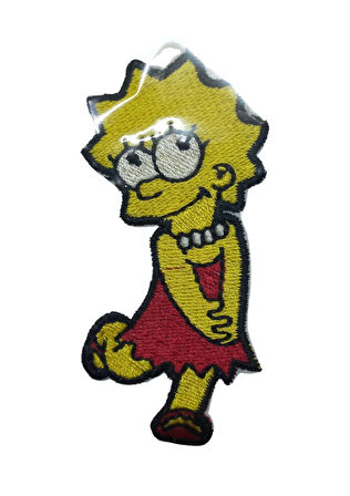 Aplike Ütü İle Yapışan Simpson Lisa Arma 6x2,5 Cm