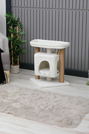 Yıkanabilir Kedi Tırmalama Ve Oyun Evi - Sofya Antras