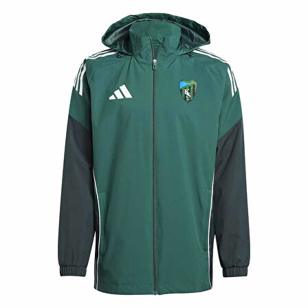 Kocaelispor Adidas JI8936 Antrenman Yağmurluk Yeşil-Siyah
