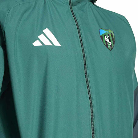 Kocaelispor Adidas JI8936 Antrenman Yağmurluk Yeşil-Siyah