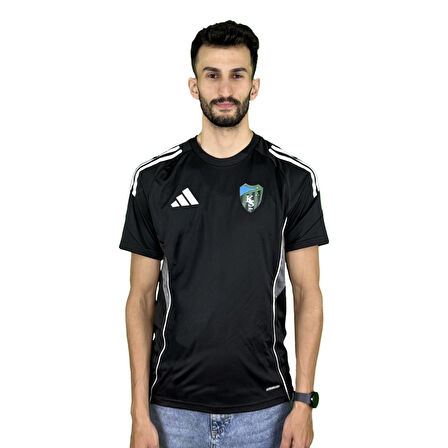 Kocaelispor Adidas JJ1518 Antrenman Tişört Siyah-Beyaz