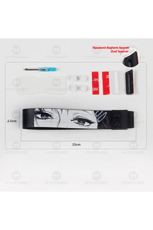 Klavye Askısı Strap Klavye Aksesuarı Tüm Klavyeler için Uygundur Siyah - Beyaz Askı Mevcuttur