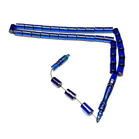 Kesme Model Usta İşi Sistemli 7-10mm Ateş Kehribar Tesbih