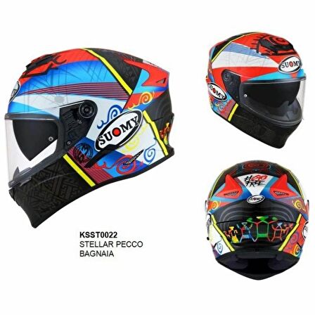 Suomy Stellar Pecco Bagnaia Replica Kask