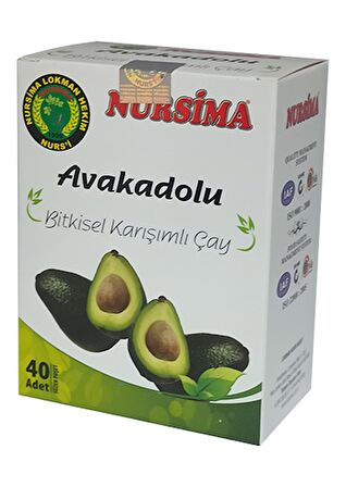 Avakadolu Bitkisel Karışımlı Çay 40 'lı Süzen Poşet