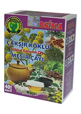 Çakşır Köklü Bitkisel Karışımlı Mesir Çayı 40 'lı Süzen Poşet