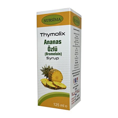 Ananas Özlü Bromelain Şurubu 125 ml