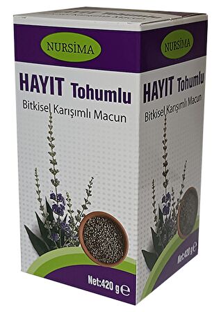 Hayıt Tohumlu Bitkisel Karışımlı Macun 420 gr