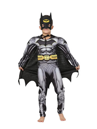 Batman Kaslı Çocuk Kostümü