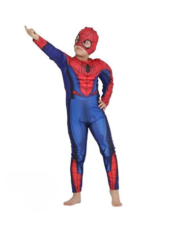 Spiderman Kaslı Çocuk Kostümü