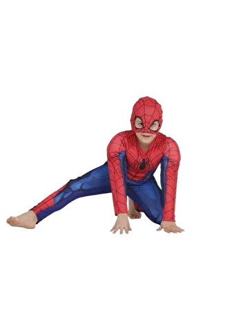 Spiderman Kaslı Çocuk Kostümü