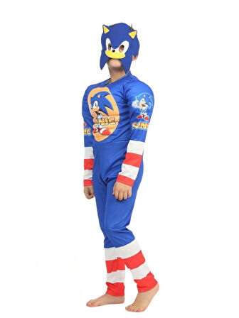 Sonic Kaslı Çocuk Kostümü