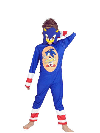 Sonic Kassız Çocuk Kostümü