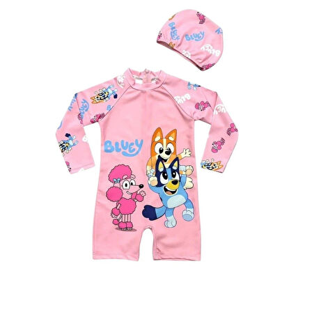 Bluey Uzun Kollu Mayo - Pembe