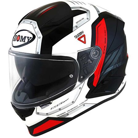 Suomy Speedstar Airplane White Red Kask