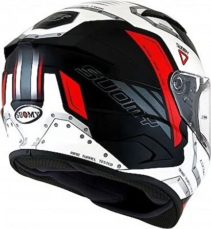 Suomy Speedstar Airplane White Red Kask