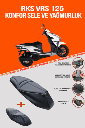 RKS VRS 125, VRS 125 PRO Konfor Sele ve Yağmurluk Kılıf