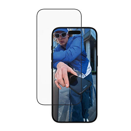 PanzerGlass iPhone 17 Air UWF Şeffaf Cam Ekran Koruyucu (Hizalama Aparatlı)