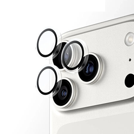 Panzerglass Apple iPhone 17 Pro Şeffaf Kamera Lens Koruyucu (Hizalama Aparatlı)