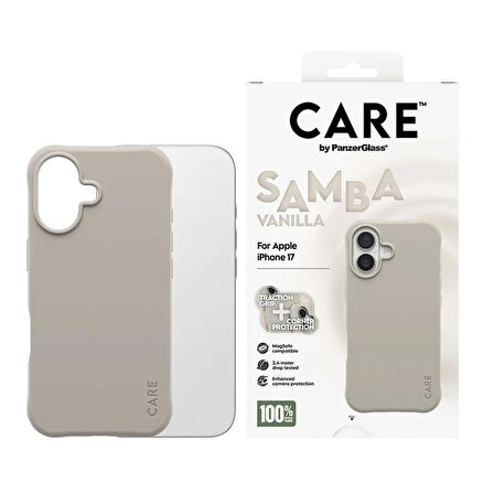 Panzerglass CARE Apple iPhone 17 Fashionable Case Samba Magsafe Kılıf Vanilya