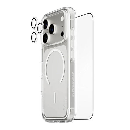 Panzerglass Apple iPhone 17 Pro Urban Explorer 3’ü 1 Arada Paket Şeffaf (Ekran Koruyucu+Kamera Koruyucu+Magsafe Kılıf)