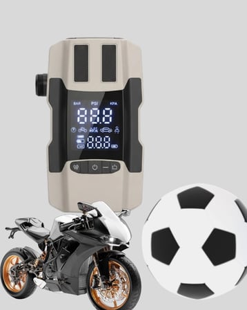 Dijital Ekranlı Araç Pompası Akü Takviye Powerbank 12.000 Mah