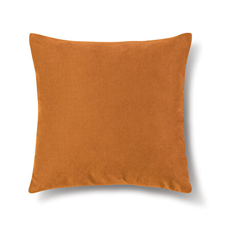Demor Home Soft Series Portakal Rengi Kırlent, Yastık Kılıfı