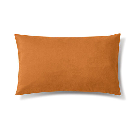 Demor Home Soft Series Portakal Rengi Kırlent, Yastık Kılıfı