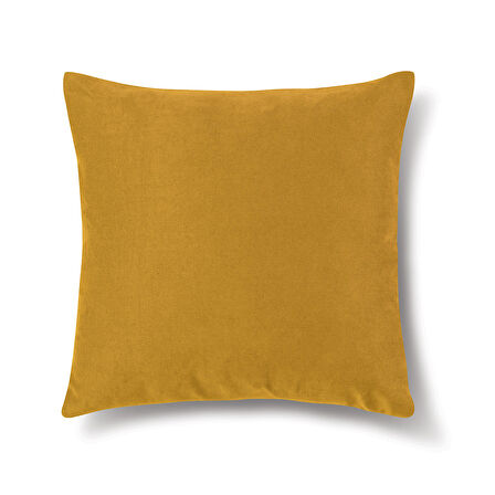Demor Home Soft Series Bal Peteği Sarısı Kırlent, Yastık Kılıfı
