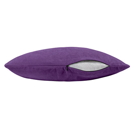 Demor Home Soft Series Ametist Rengi Kırlent, Yastık Kılıfı
