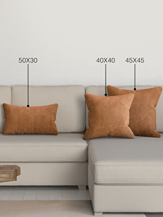 Perle Home Daily Series Antik Renk Kırlent Yastık Kılıfı