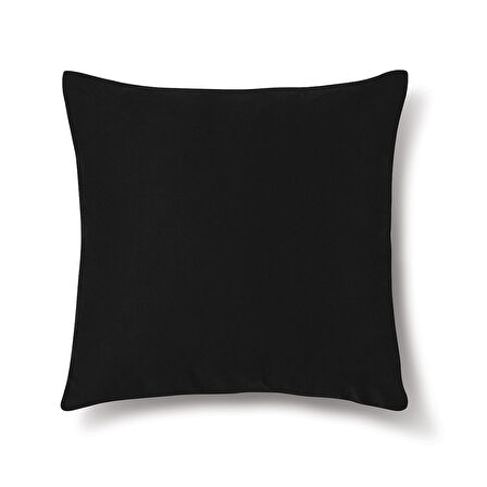Demor Home Soft Series Panter Siyahı Kırlent, Yastık Kılıfı