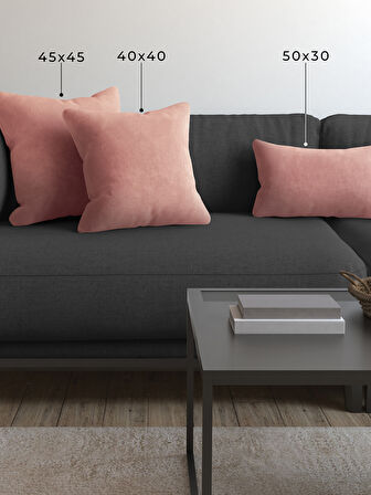 Demor Home Soft Series Bebek Pembesi Kırlent, Yastık Kılıfı