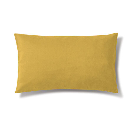 Demor Home Soft Series Acem Lale Sarısı Kırlent, Yastık Kılıfı