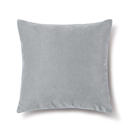 Demor Home Soft Series Gümüş Grisi Kırlent, Yastık Kılıfı