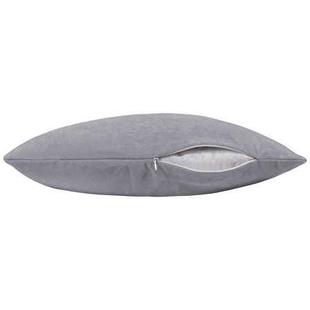 Demor Home Soft Series Gümüş Grisi Kırlent, Yastık Kılıfı