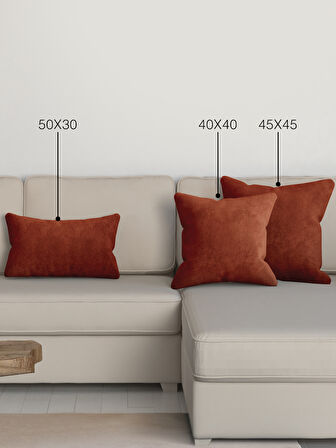 Perle Home Daily Series Tarçın Rengi Kırlent Yastık Kılıfı