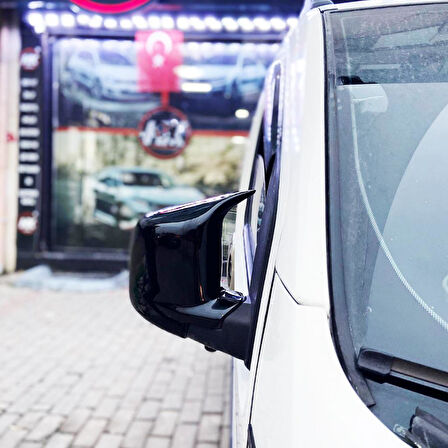 Fiat Fiorino 2008-2022 Batman Yarasa Ayna Kapağı Piano Black