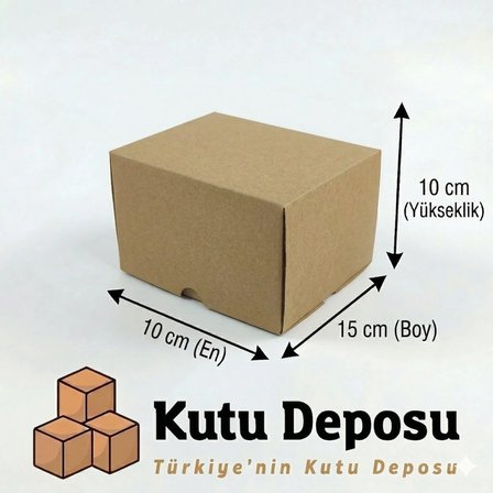 10X15X10 Cm E-Ticaret Ve Kargo Kutusu (Bardak Ve Mum Kutusu) (100 Adet)