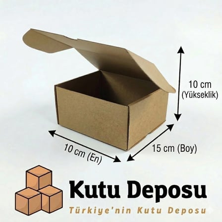 10x15x10 cm E-Ticaret ve Kargo Kutusu (Bardak ve Mum Kutusu) (100 ADET)