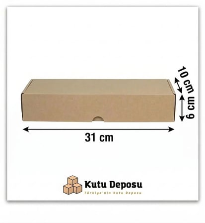 10x31x6 cm E-Ticaret ve Kargo Kutusu (100 ADET)