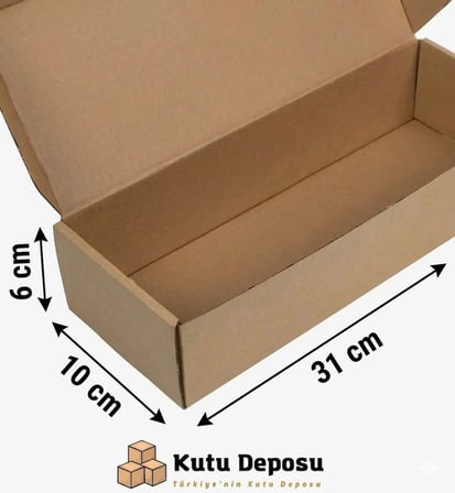 10x31x6 cm E-Ticaret ve Kargo Kutusu (100 ADET)