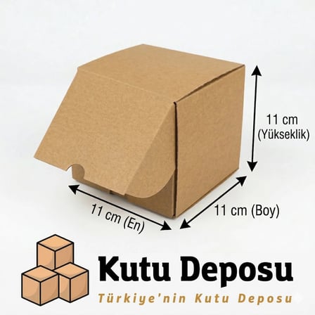 11x11x11 cm E-Ticaret ve Kargo Kutusu (Bardak ve Mum Kutusu) (100 ADET)