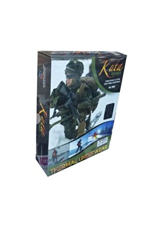 Unisex Haki Renk Thermal Içlik Alt Üst Bere Takım