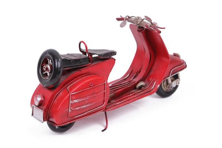 Dekoratif Metal Scooter Vintage Dekoratif Ev Ofis Hediyelik