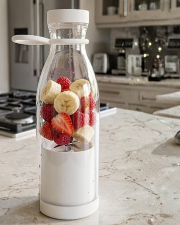 Mini Smoothie Blender Usb Şarjlı 380 Ml Taşınabilir Hafif Tasarım - Lisinya