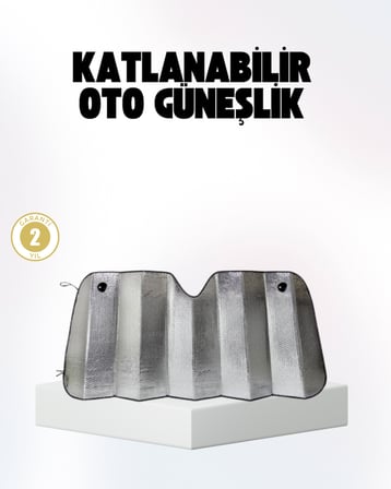 Otomobil Güneşliği – Katlanabilir Tasarım Süngerli Isı Yalıtımı - Lisinya